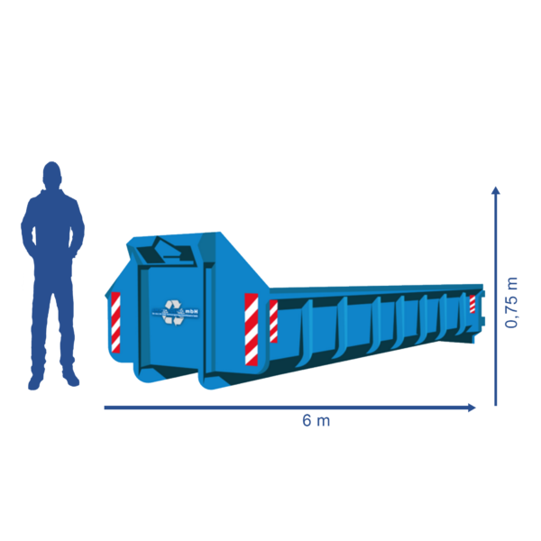 10 m³ Abrollcontainer offen Liefer- und Abholpreis inkl. Entsorgung – Bild 2